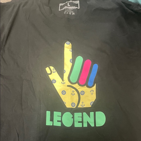 PINK DOLPHIN Men’s “Legend” Tee Size Large Perfect Condition Never Worn - Picture 2 of 5